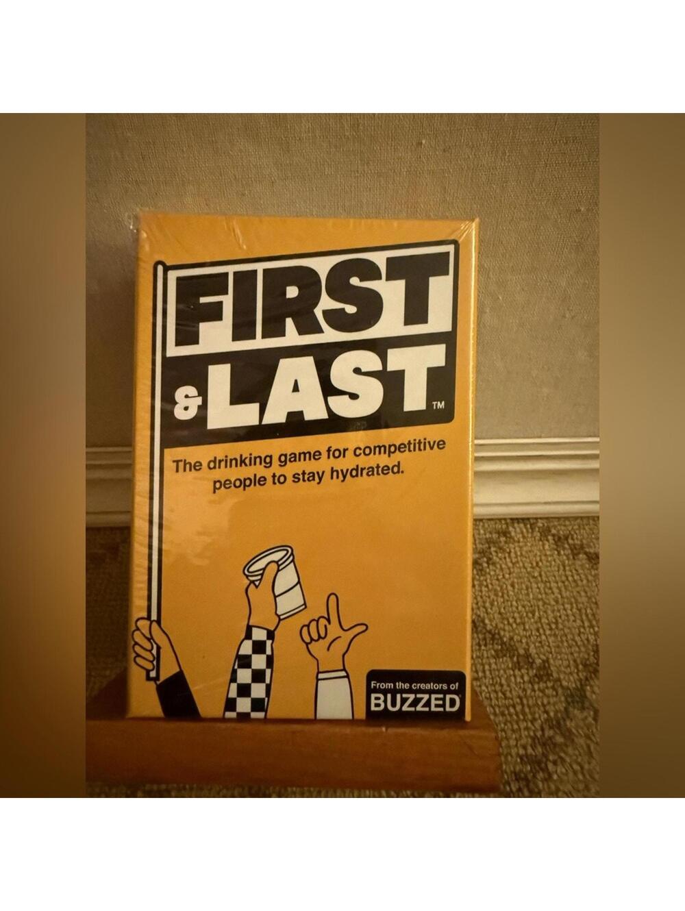 First and Last party card game NIB